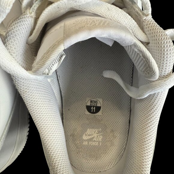 Air Force 1 (Nike) / Low Top / Men Size 12 / White / Athletic Shoe / Sneakers - Picture 10 of 11